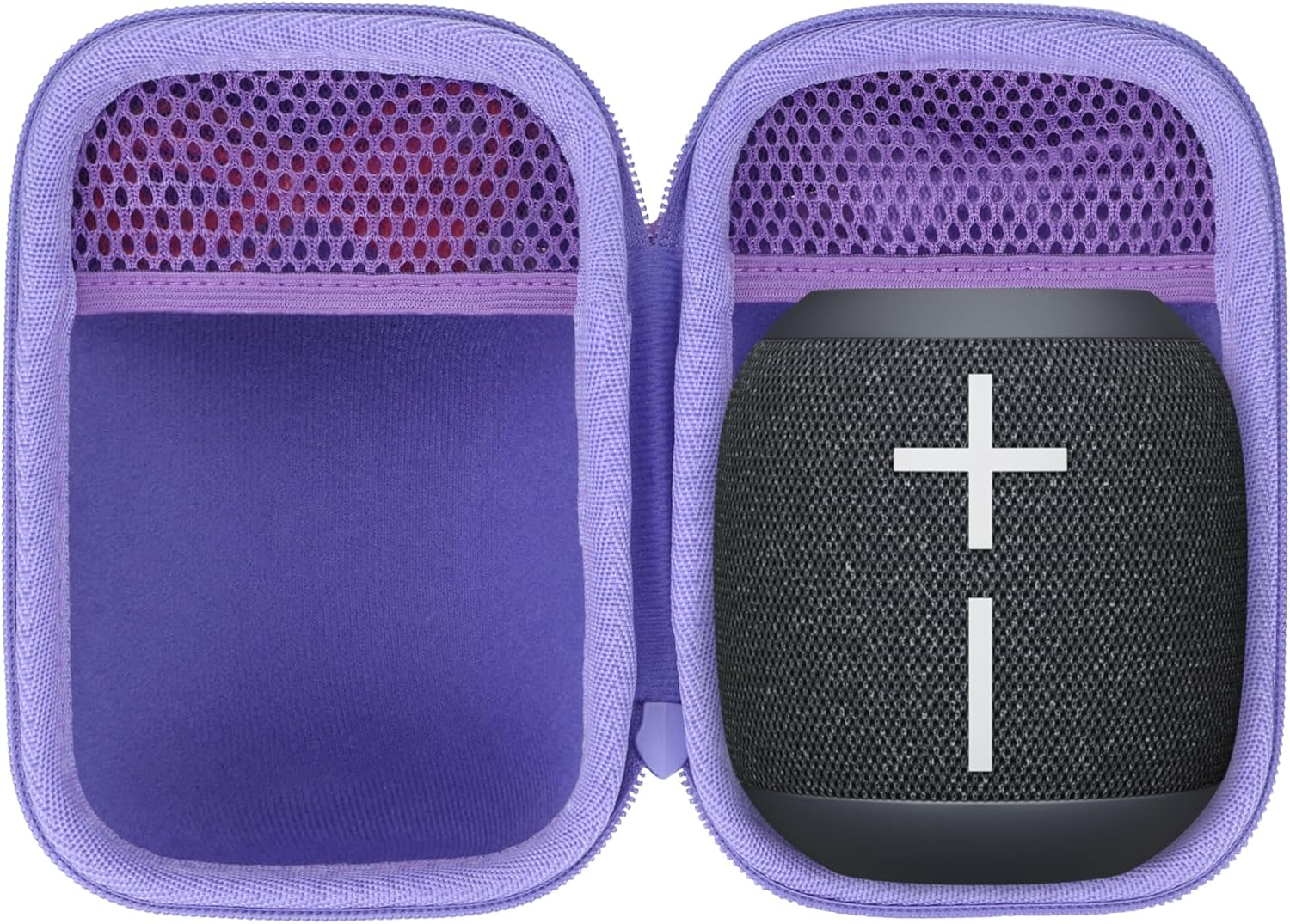 Lebakort Storage Case Compatible with Ultimate Ears UE WONDERBOOM 4 3 2 Portable Waterproof Bluetooth Speaker (Purple Case)