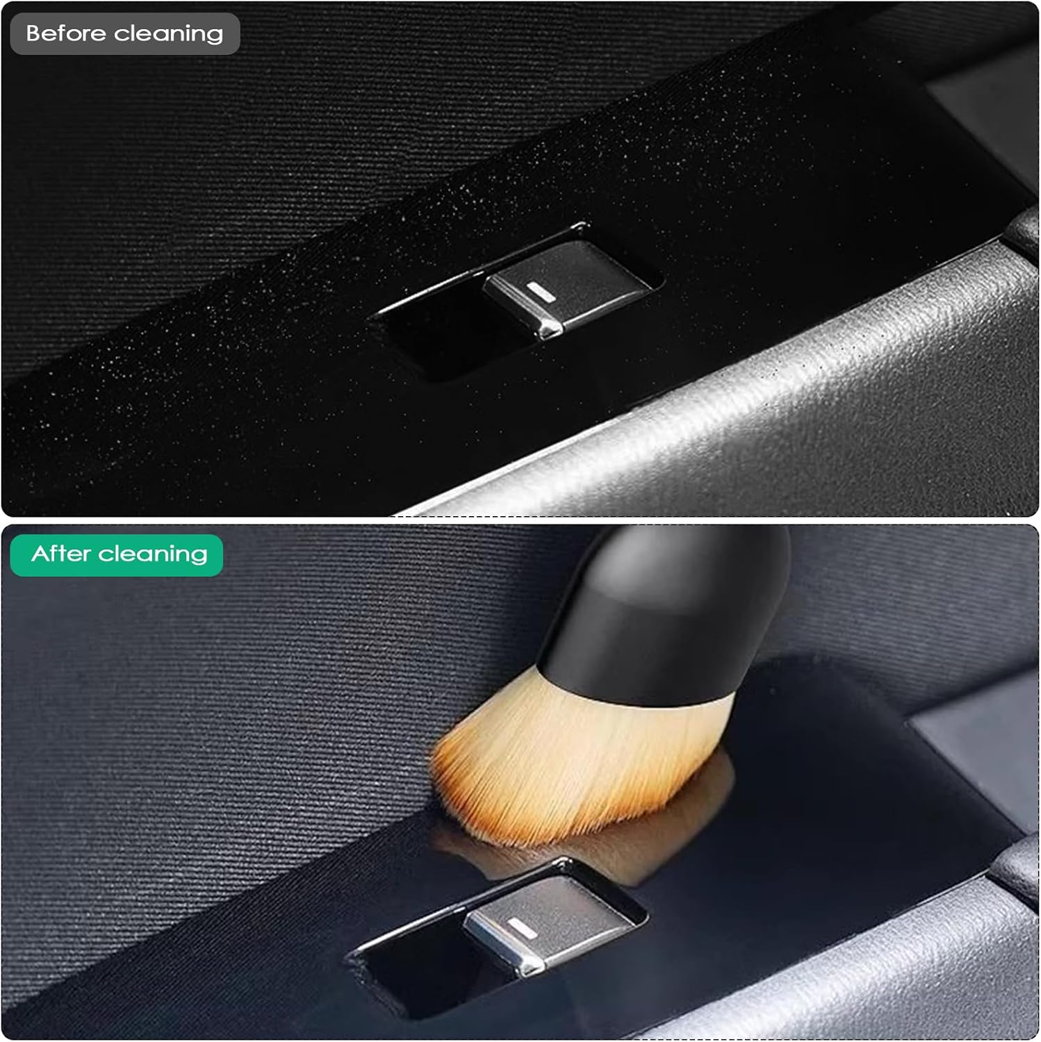 Set of 4 Car Interior Dust Sweeping Soft Brush, Dust Brush, Car Brush Interior, Car Care, Cleaning, Cleaning Brush, Car Brush, Cleaning, Dust Sweeping Car Brush image number 1