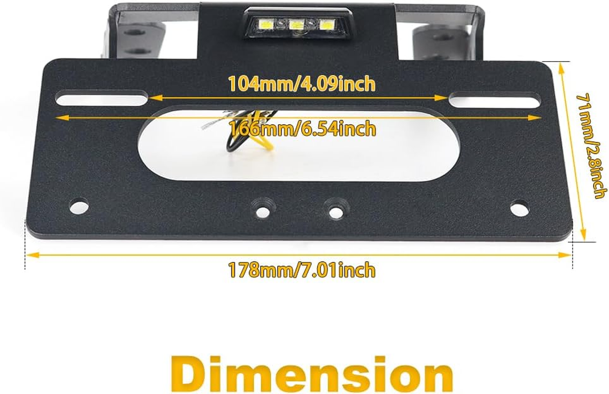 Motorcycle Fender Eliminator Compatible with Husqvarna Vitpilen/Svartpilen 401 2020-2023, Svartpilen 125/200/250 2020 2021 2022 2023 Tail Tidy image number 4