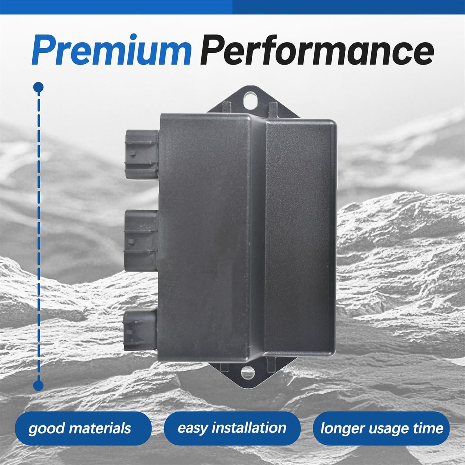 WFLNHB CDI Box Unit Fit for Yamaha Grizzly 660 YFM660FG YFM660FA 2002-2008 5KM-85540-10-00 5KM-85540-00-00 image number 3