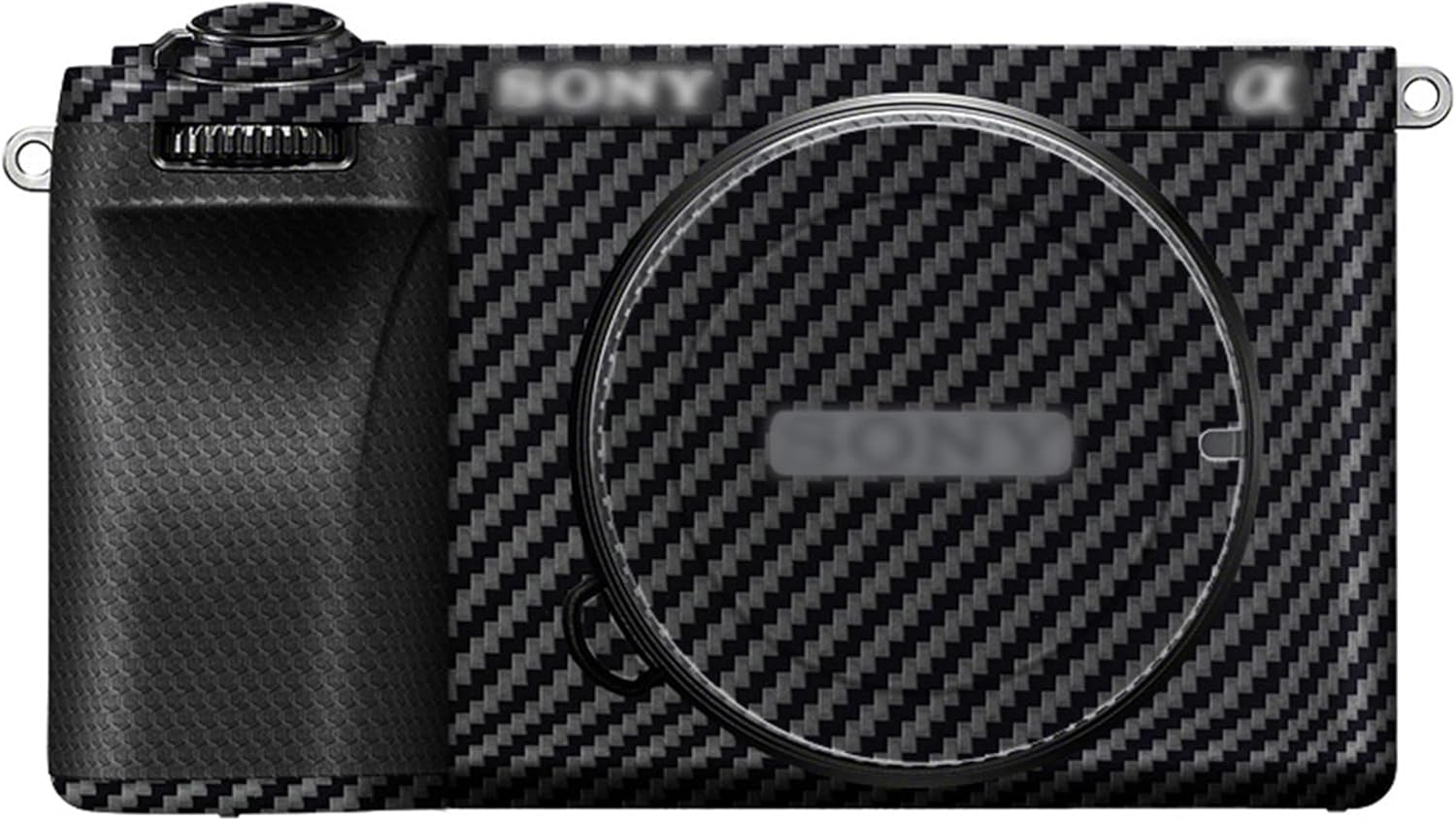 JJC Anti-Scratch Camera Body Skin Sticker Protector Cover Film for Sony A6700 Camera, 3M Skin Sticker/Woven Black