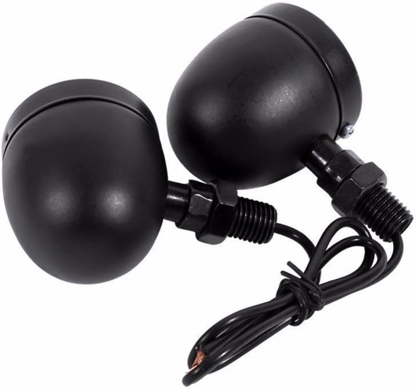 4Pcs Motorcycle Indicators Retro Turning Signals Light Turn Signal Light 12V Turning Indicator Light Universal image number 4