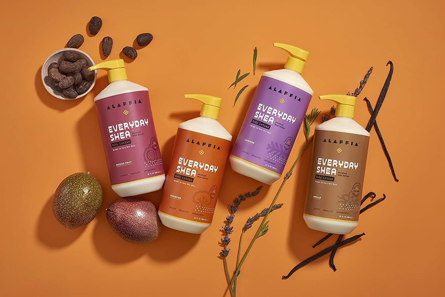 Alaffia - Everyday Shea Vanilla Lotion and Vanilla Mint Body Wash Cruelty Free, for Normal to Very Dry Skin image number 3