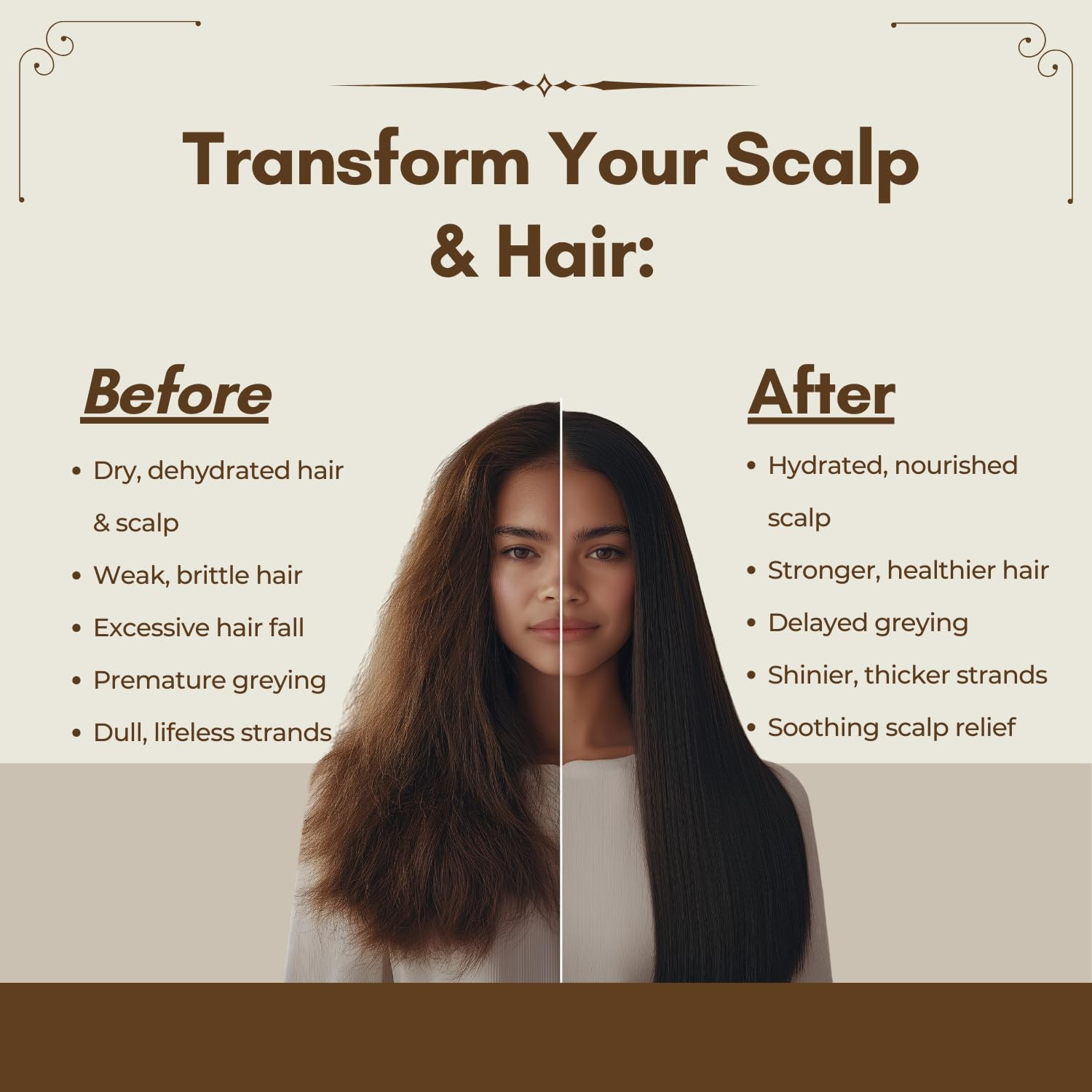 Adhyay Overnight Scalp Oil| 6 Week Therapy Enriched with Goodness of Almond, Turmeric, Onion and Blackseed!