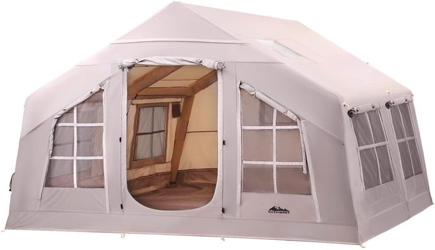 Weisshorn Pop up Inflatable Beach Tent Camping Sun Shelter 6 Person 360 X 360Cm image number 2