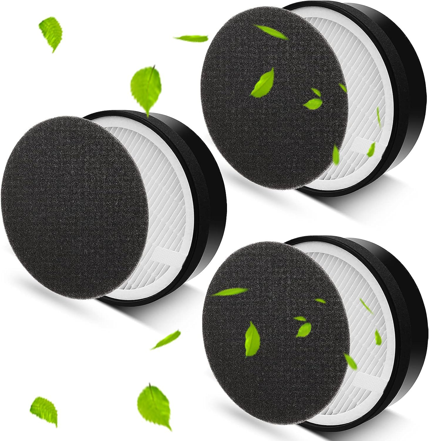 AV-P152 Air Purifier Replacement Filter Compatible with AROVEC AV-P152 Air Purifier, Pre Filters, H13 True HEPA Filter, Activated Carbon Filter, Part # AV-P152-RF（3 PACK）