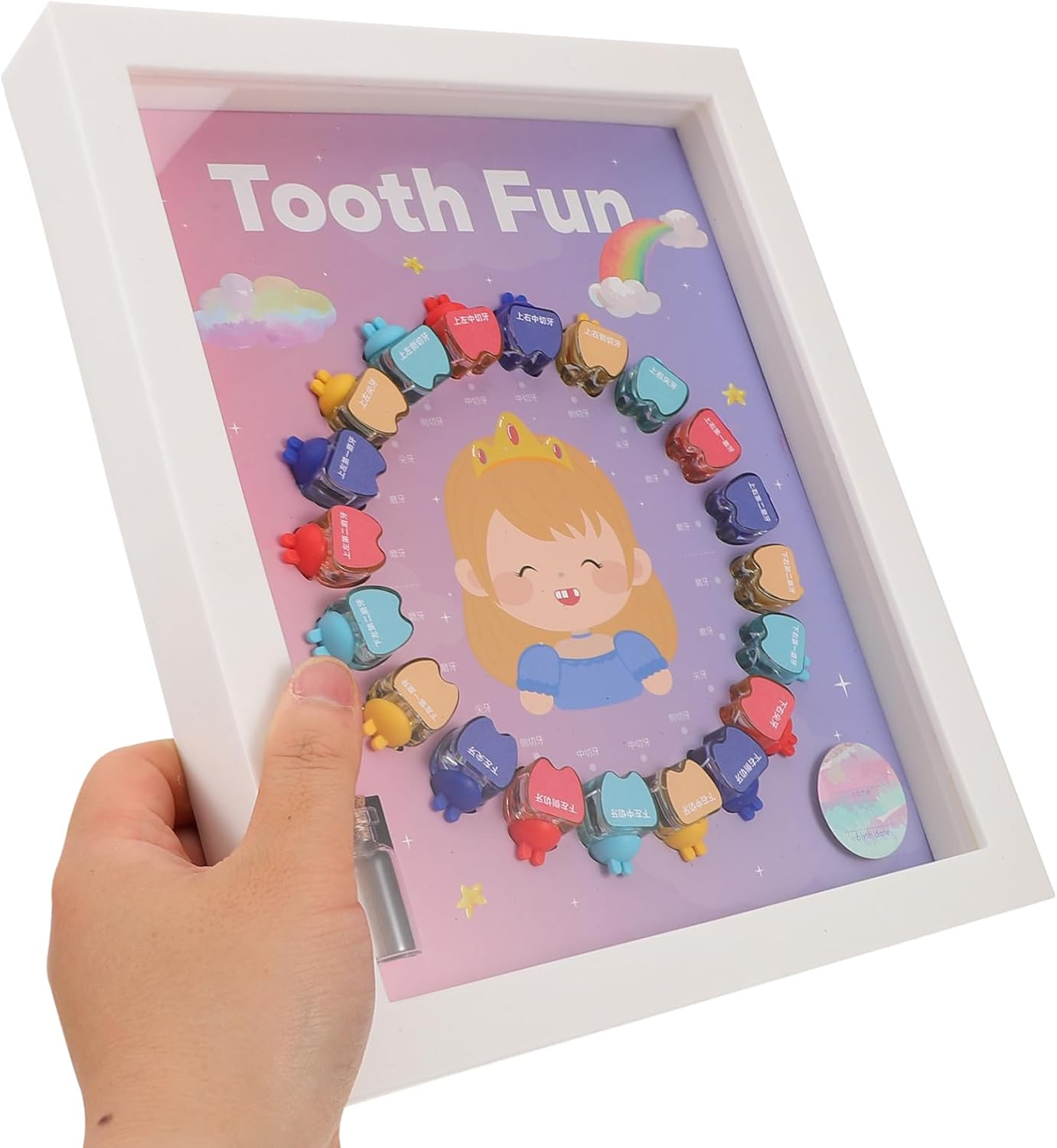 Toyvian 1Set Tooth Keepsake Box Organizer of Boy Girl Tooth Container Generous Storage Portable Design for Boys and Girls image number 6