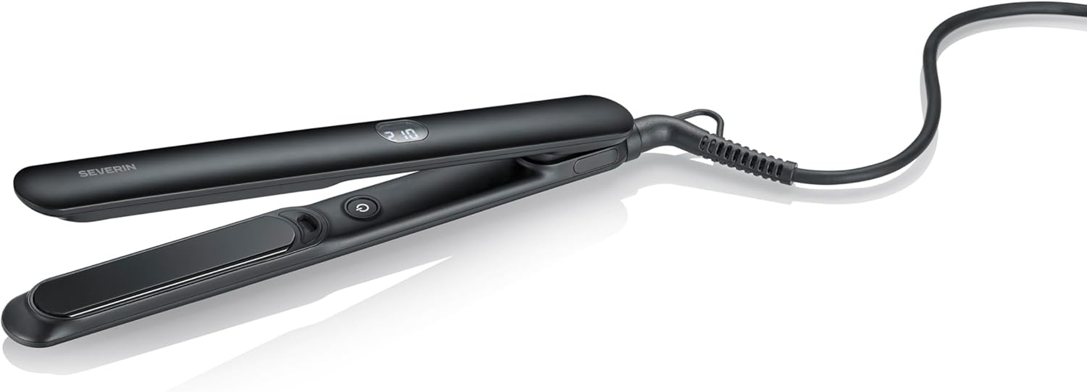 SEVERIN Hair Straightener, Ceramic Coated Hair Straightener for Even Heat Distribution, Ionic Technology: Less Frizz and More Shine, Fast Heating, 130-230&deg;C, HG 0622 image number 3
