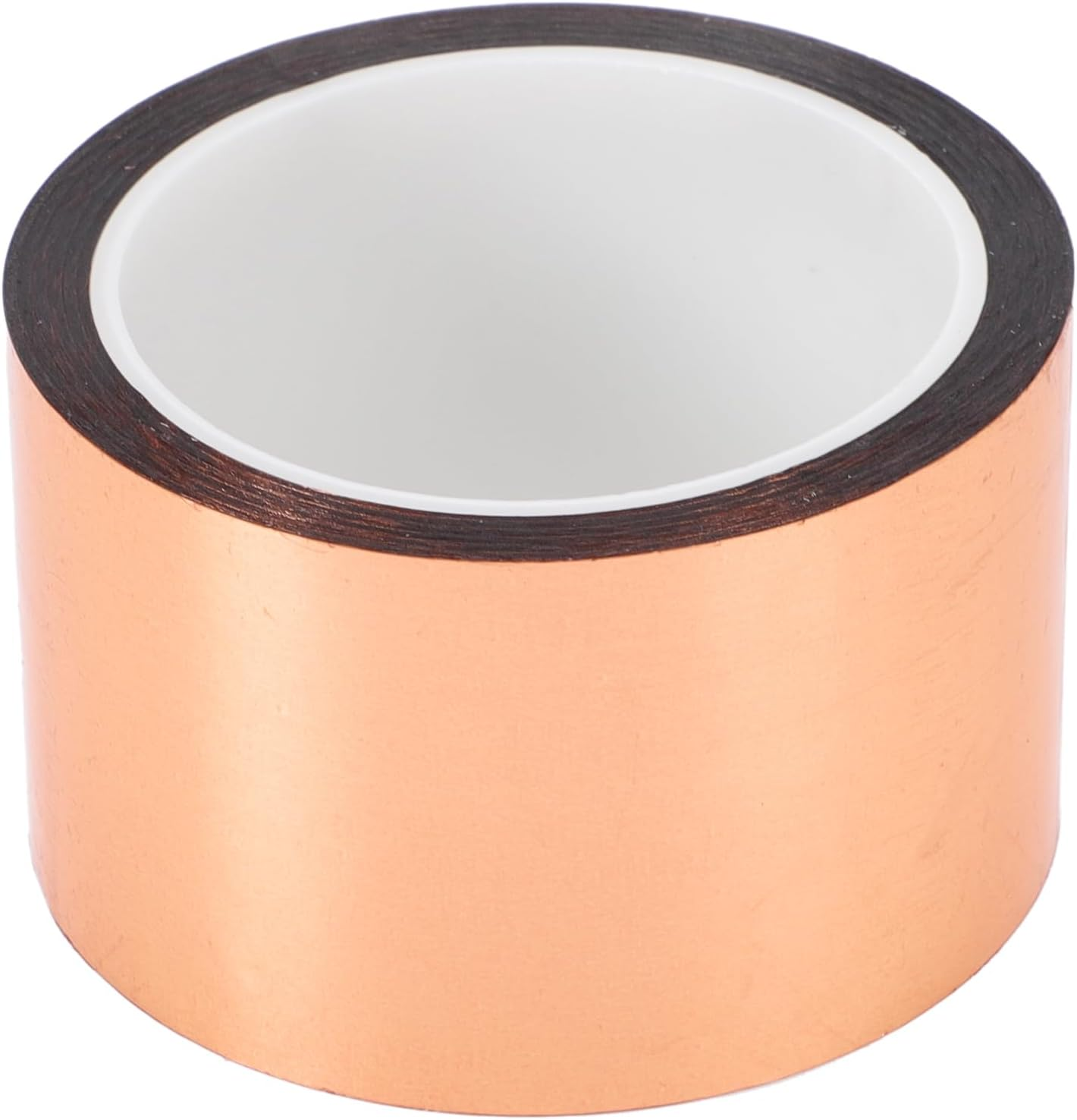 X AUTOHAUX Universal 164.04Ft X 2.36" Air-Release Adhesive Pinstripe Tape Reflective Automotive Pinstriping Tape BOPP Champagne Gold image number 1