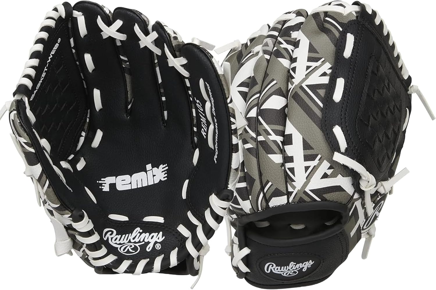 'Rawlings | Remix T-Ball & Youth Baseball/Softball Glove | Sizes 9'' - 10.5'''