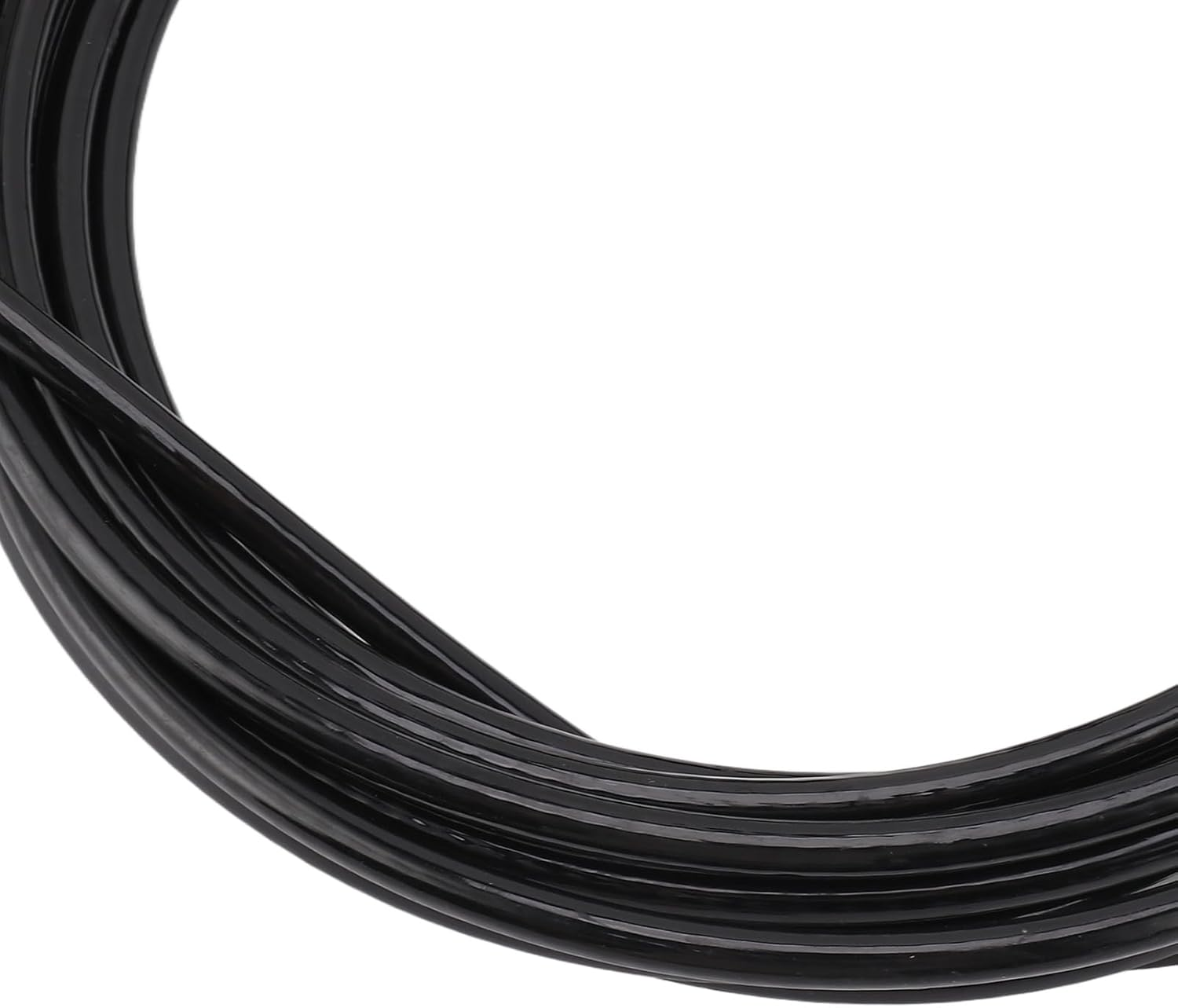 Fitness Pulley Cable, Withstand High Tension Home Gym Replacement Cable Adjustable Length Exercise Muscles Thick Black Steel Wire Rope for Studios (5M / 16.4Ft) image number 4