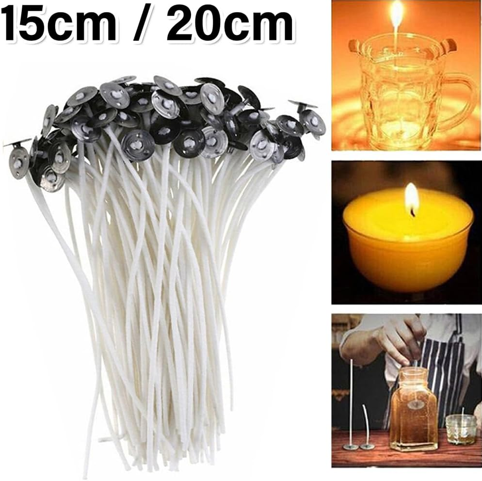 Candle Wicks 100PCS Candle Wick Centering Device for Soy Beeswax Candle Making and Candle DIY image number 6