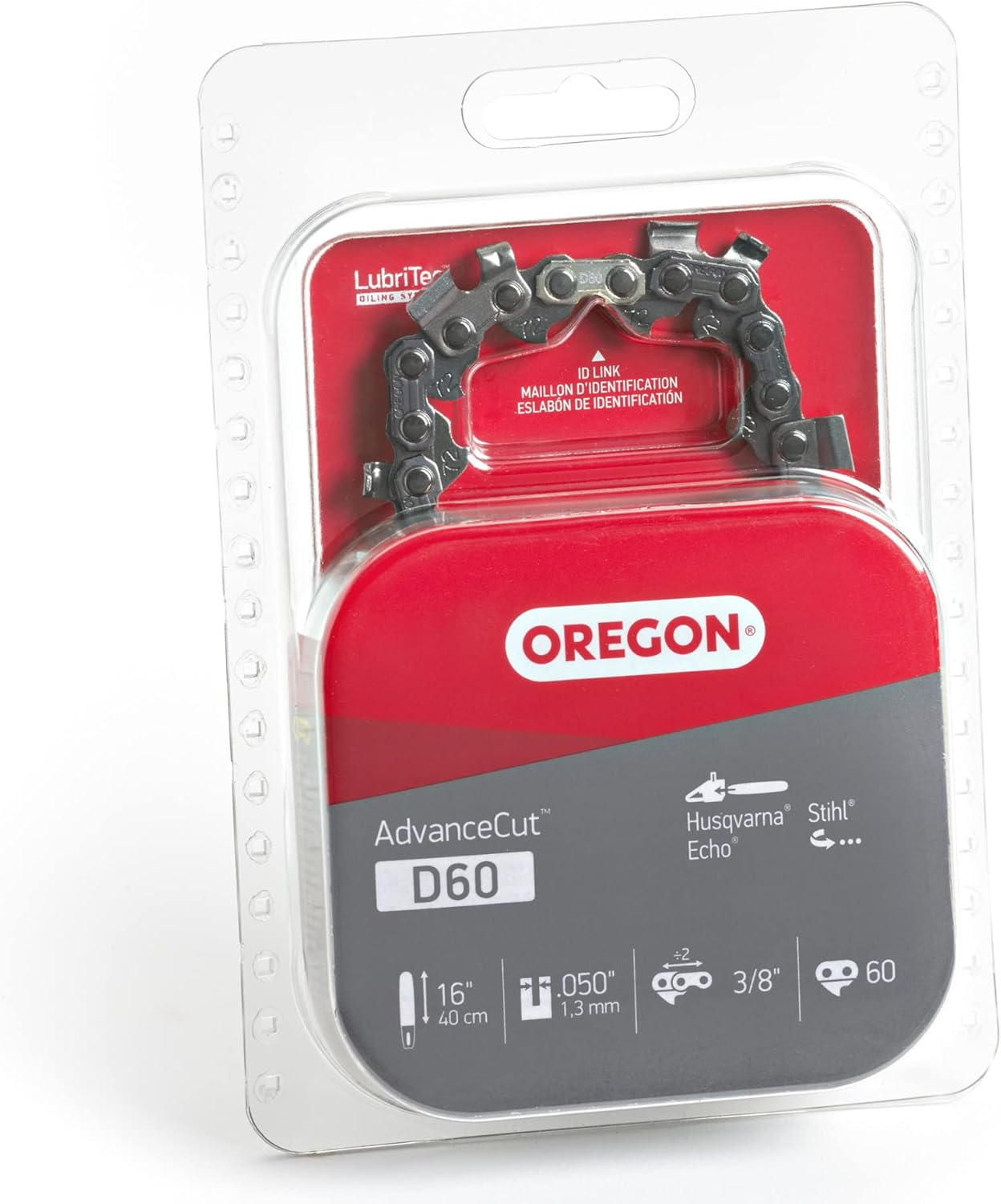 Oregon D60 Advancecut Replacement Chainsaw Chain for 16-Inch Guide Bars, 60 Drive Links, Pitch: 3/8", .050" Gauge, Fits Husqvarna, Echo, Stihl, Poulan, Craftsman and More image number 5