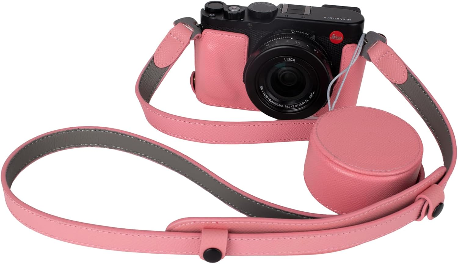 VOVMOEYA Leica D-LUX8 Camera Case Cover Kit for Leica DLUX8 Half Case D-LUX 8 Camera Cover with Front Lens Cap and Shoulder Strap - Blue image number 7