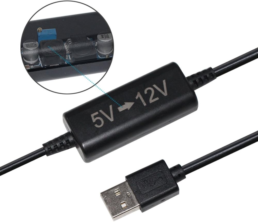 5V Step up 12V Socket to USD Converter Cable,Usb a Convert Cigarette Lighterfemale Socket 5Volt to 12 Volt 30Cm(2Pack) image number 1