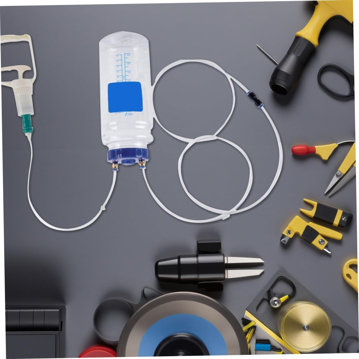 LALADEFIEE Automotive Oil Pump Tool Engine Oil Extraction Pump Fluid Extractor Suction Car Maintenance Tools image number 6