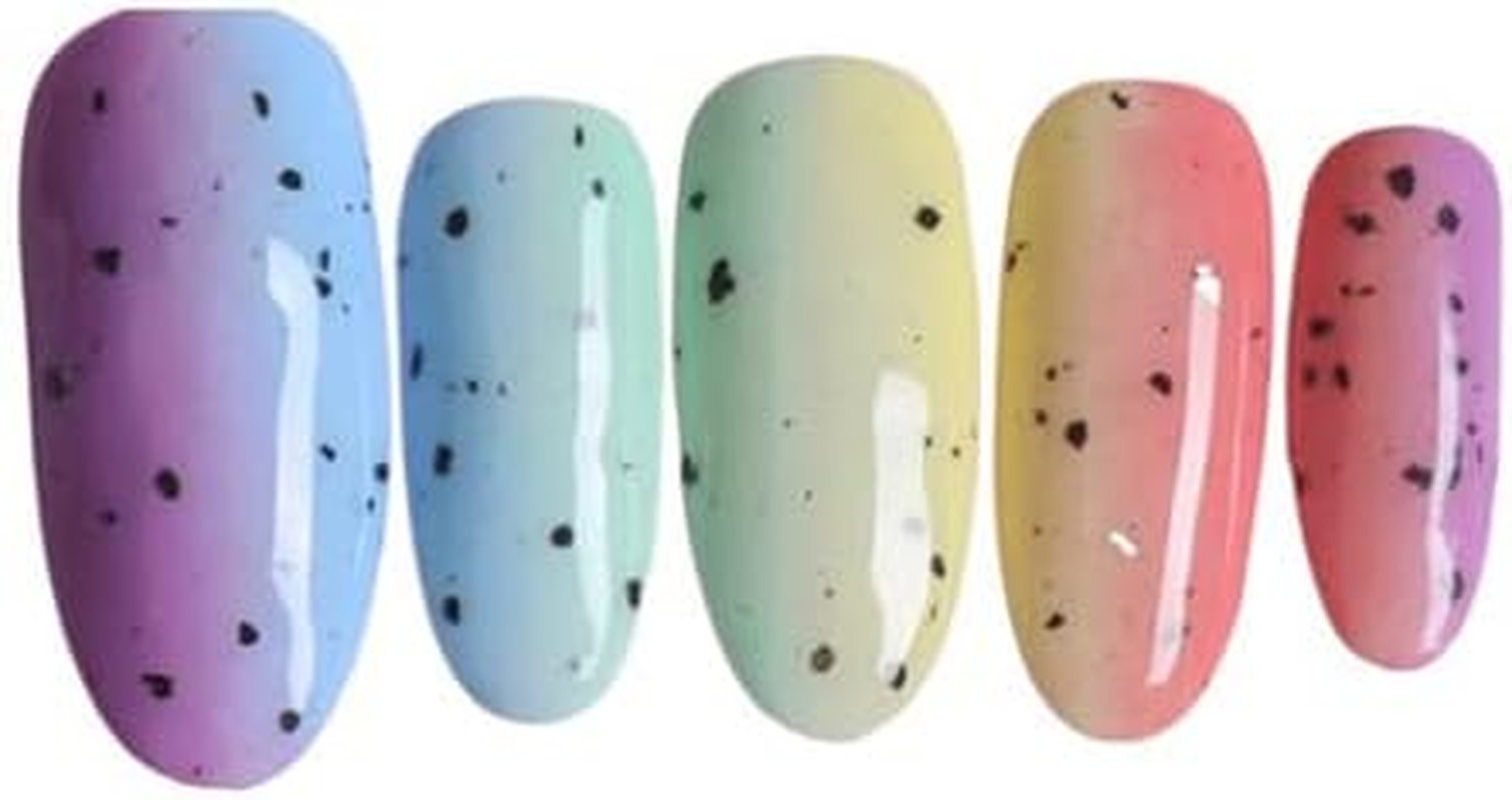 Women'S Walking on Eggshells SOEZI Press on Nails | Artificial False Nail Extension | Application Kit, Ezion | Ezioff Nourish & Restore Removal | Reusable | Customisable (Square_L)