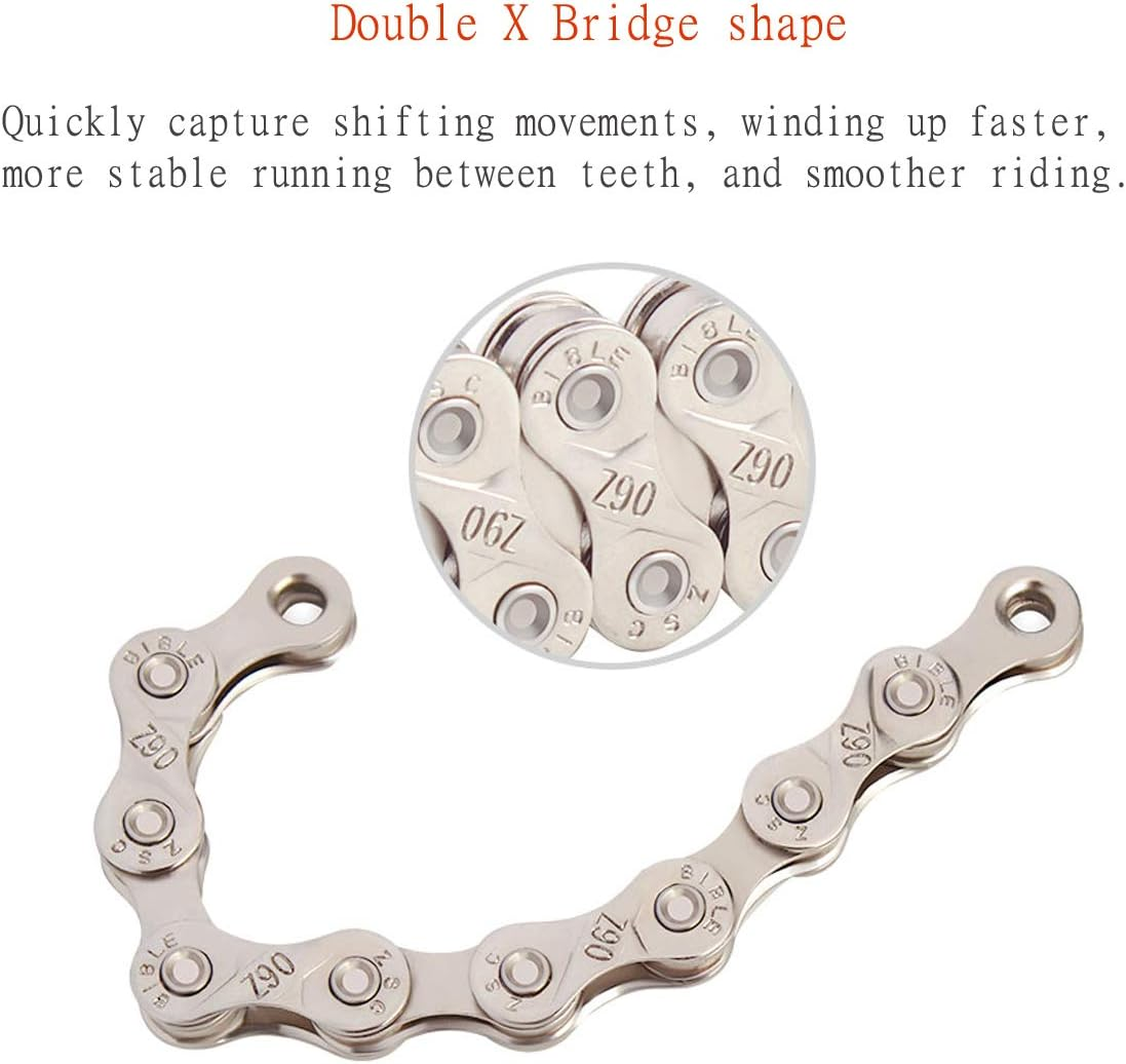 PLATT Bike Chains 1-Speed 6/7/8-Speed 9-Speed 10-Speed 11-Speed 114-Links/116-Links - 11-Speed image number 4