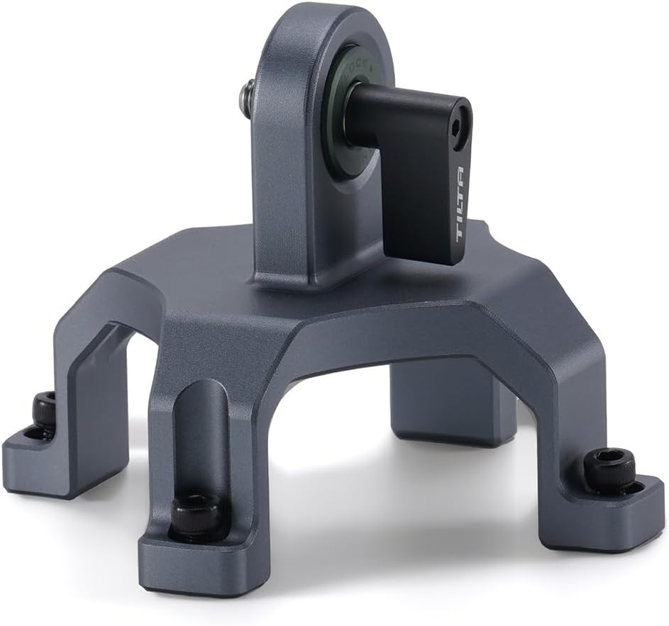 Tilta Escutcheon Mount Compatible with 4.5" Electronic Suction Cup for Hydra Alien Mini Shock Absorbing Arm Camera Accessories Titanium Grey HDA-RMB-45-TG