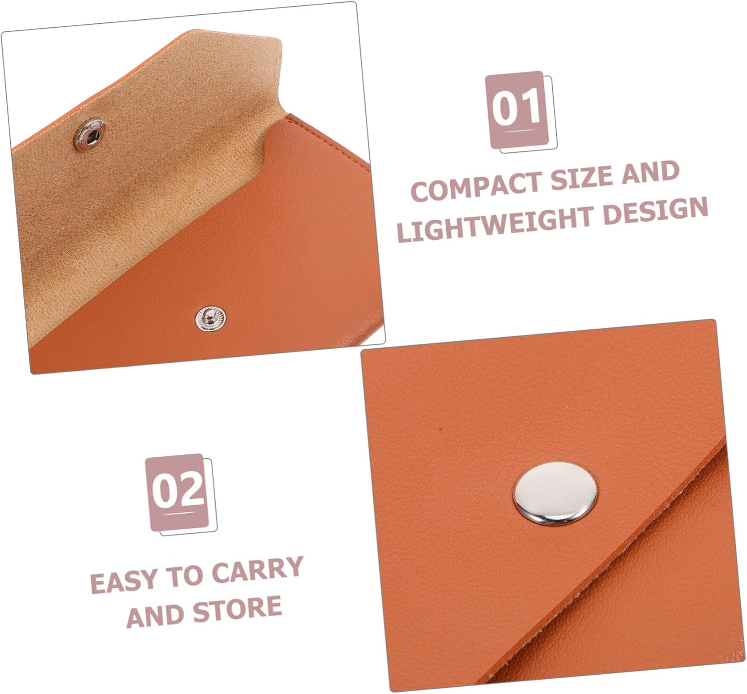 VILLFUL Lightweight Pu Passport Case Card Organizer Travel Document Holder for Travelers image number 2