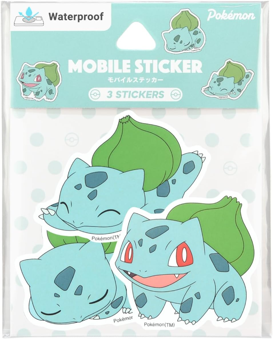 Gourmandies Pokemon Mobile Sticker Bulbasaur POKE-913A
