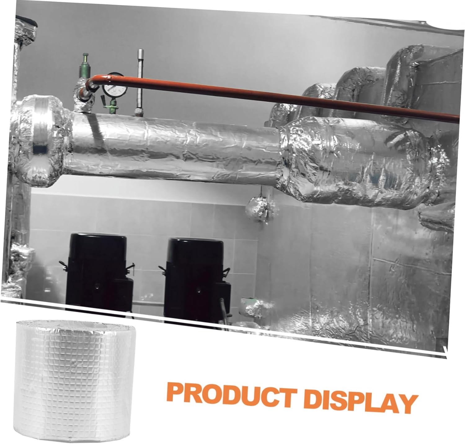 CHILDWEET Aluminum Foil Sealant Tape Water Barrier Tape Self-Adhesive for Roof Repair Shower Walls image number 2