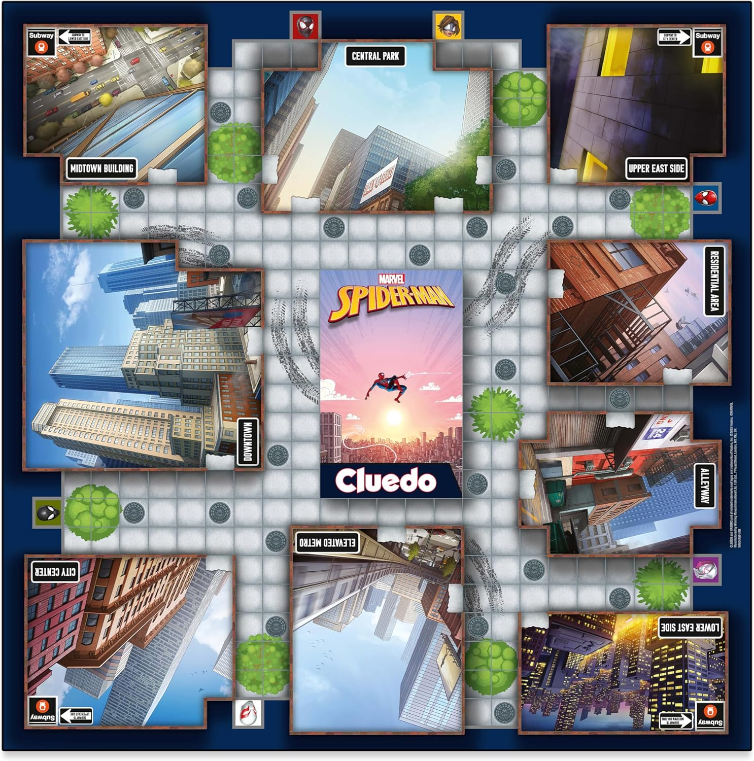 Cluedo Spiderman Board Game image number 1