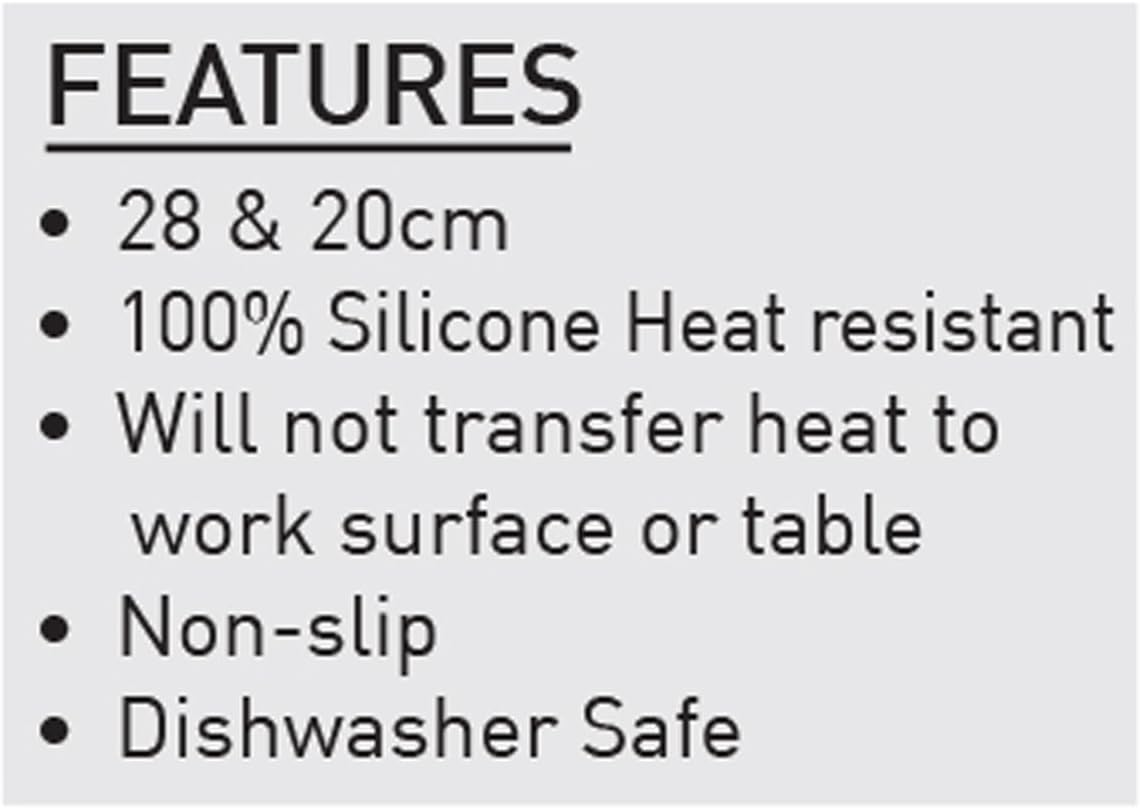 Avanti Flexible Heat Trivet Set - 20Cm and 28Cm image number 2
