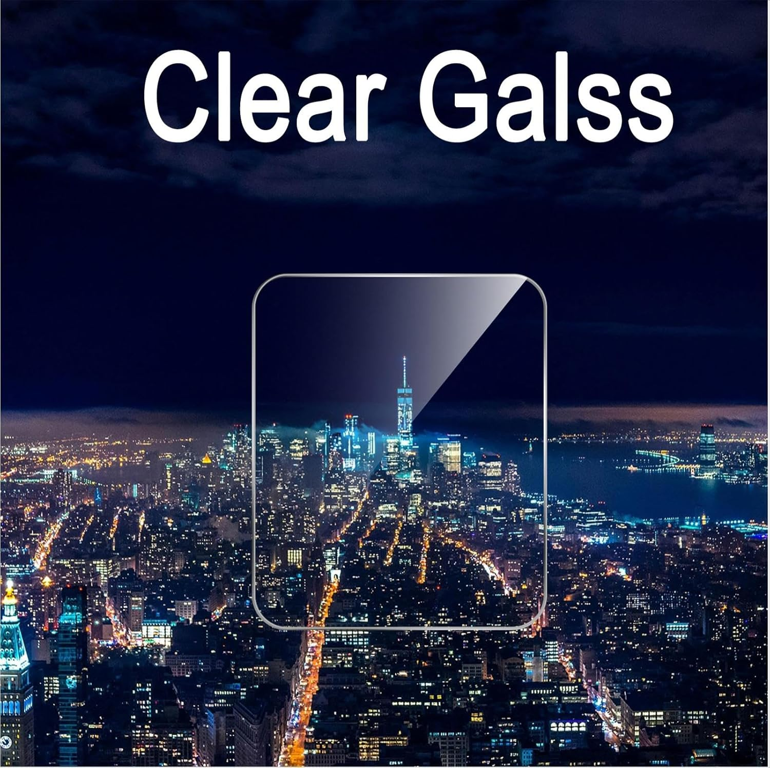 GIOPUEY Screen Protector for Imoo Watch Phone Z7, [Pack of 4] HD Tempered Glass Ultra Thin Film, [Anti-Scratch] [Anti-Reflective] - Transparent image number 3