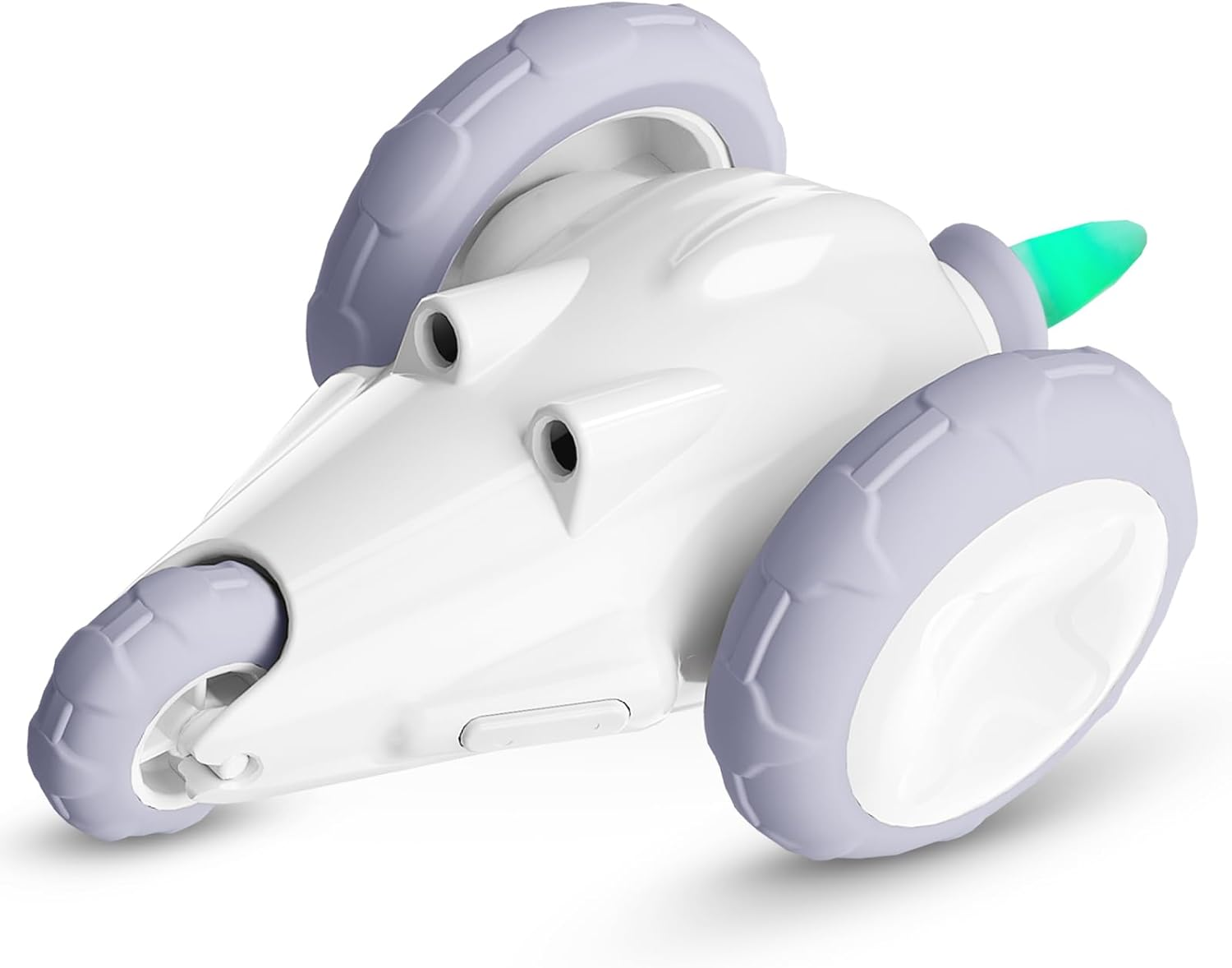 Interactive Cat Toys, Automatic Cat Mouse Toy for Indoor Cats, USB Rechargeable Smart Electric Kitten Exercise Toy (Gray)