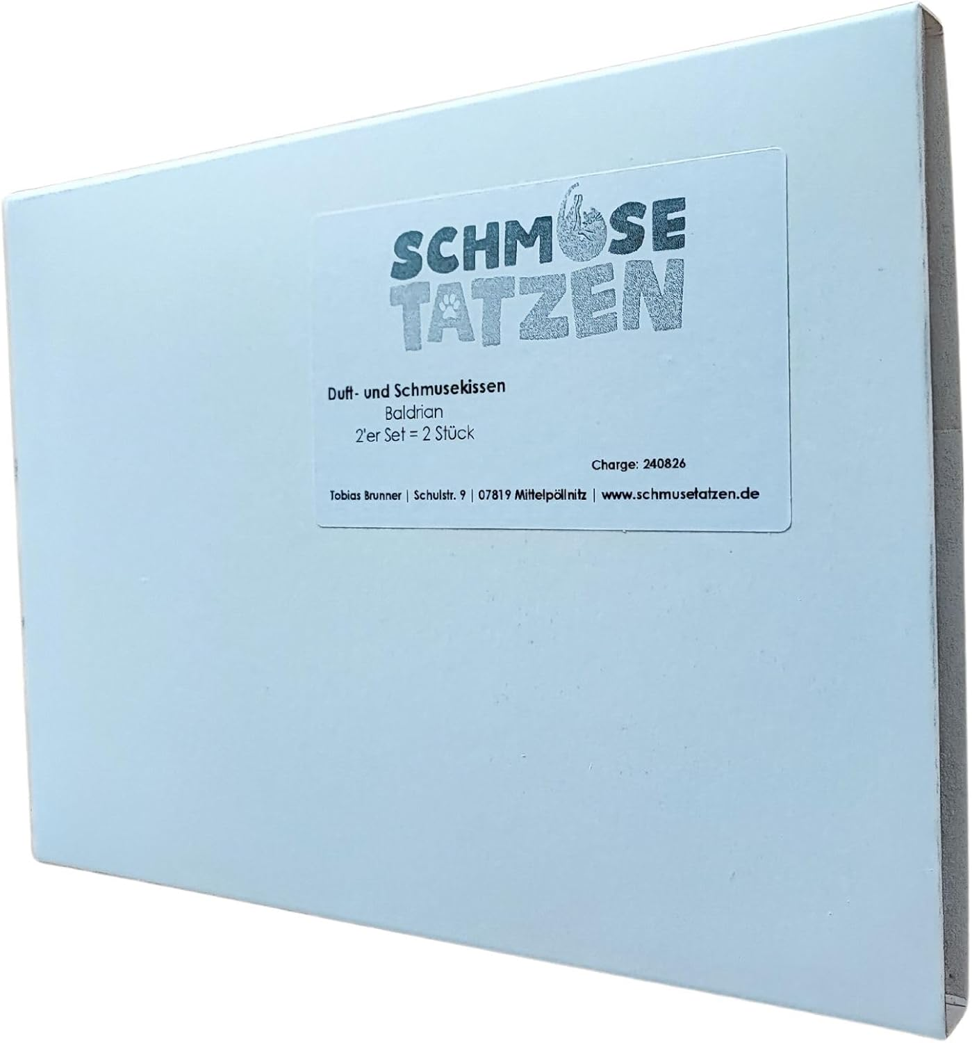 BT TOBIAS BRUNNER Scented and Cuddly Cushion for Cats with Valerian, Set of 2 (2 Pieces), 4Cats Scented Cushion, Made in Germany, Fun Cat Fun for All Breeds