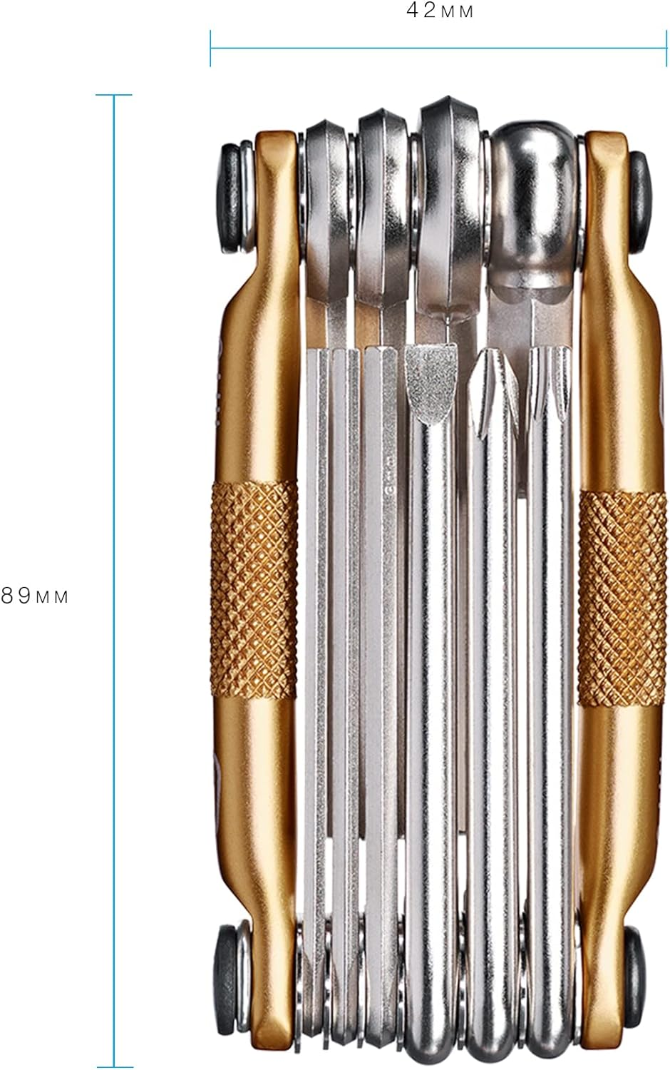 Crank Brothers Multi Bicycle Tool (10-Function, Gold) image number 1