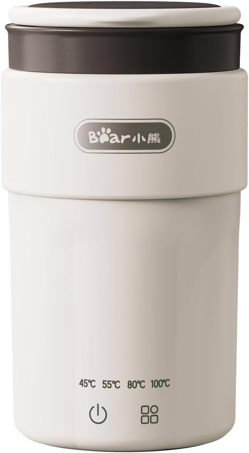 Electric Tea Kettle Portable Mini Coffee Kettle, with 4 Variable Presets, Personal Hot Water Boiler 304 Stainless Steel with Auto Shut-Off & Boil Dry Protection, 12H Keep Warm (Green)