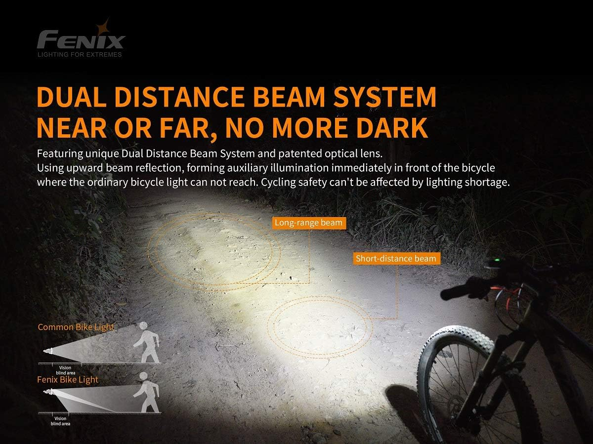 Fenix BC30 V2.0 2200 Lumen LED Bike Light &ndash;IP67 Waterproof Bicycle Light with 50,000Hrs Lifespan Comes with Quick-Release Bike Mount for Mountain Cycling &ndash; Bike Head Lamp with Flash image number 5