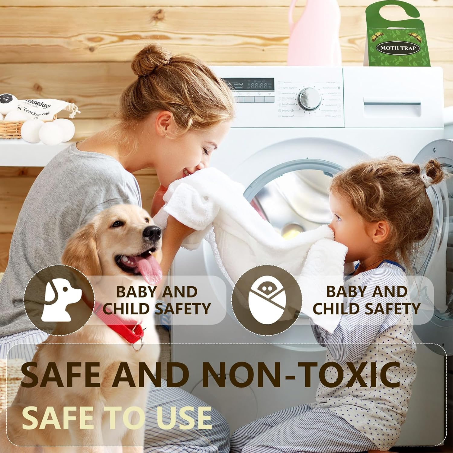 Clothes Moth Traps 8 Pack,Joogee Pantry Moth Traps Effective Safe Capture Clothing Closets, No Insecticides | Premium Attractant | Protect Clothes, Sweaters, Wool, Carpet | Safe Moth Killer