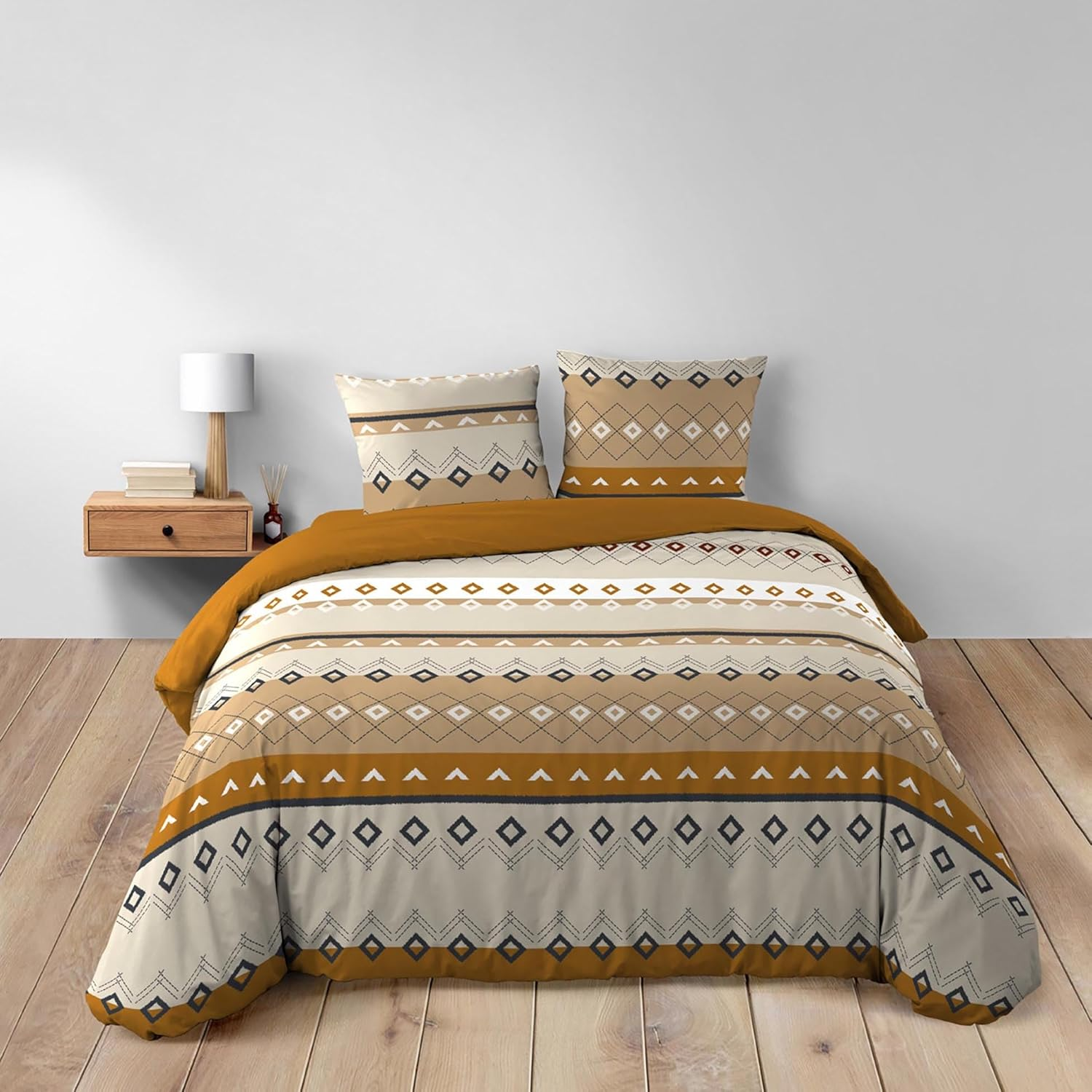 Douceur D'Int&eacute;rieur, 3-Piece Bedding Set (240 X 220 Cm) Xena, 100% Cotton image number 2