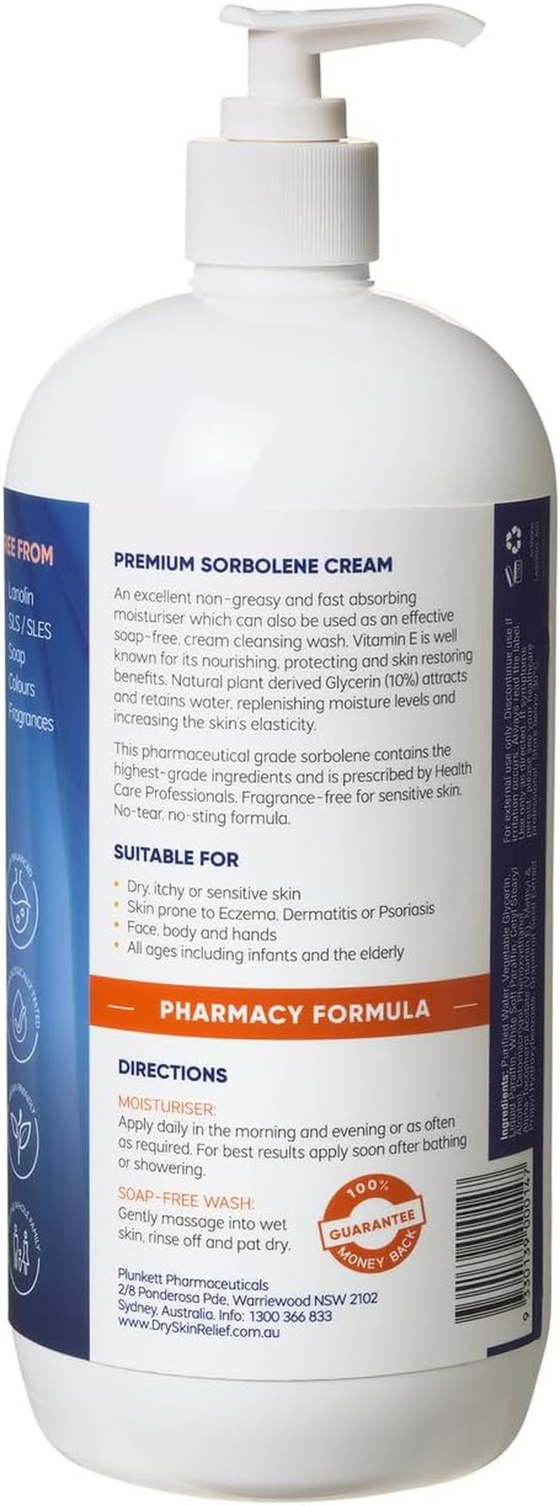 Plunkett'S Dry Skin Relief Vitamin E Premium Sorbolene 1Litre image number 2
