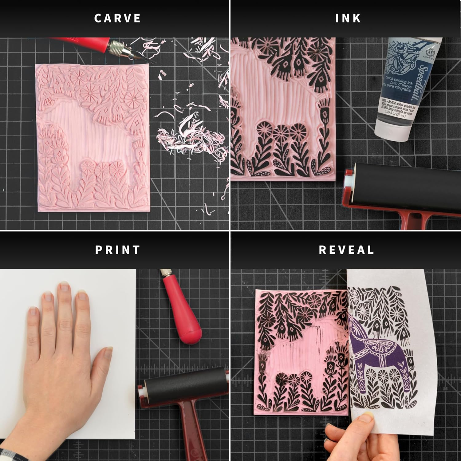 Speedball Soft Roller, 2-Inch X 1-Inch Size image number 2