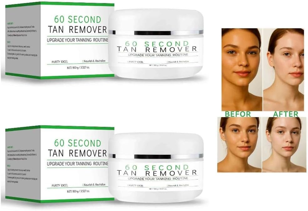 Tan Remover Self, Exfoliating Tan Eraser Body Scrub,Fast Erase Patches & Prep 2PCS image number 4