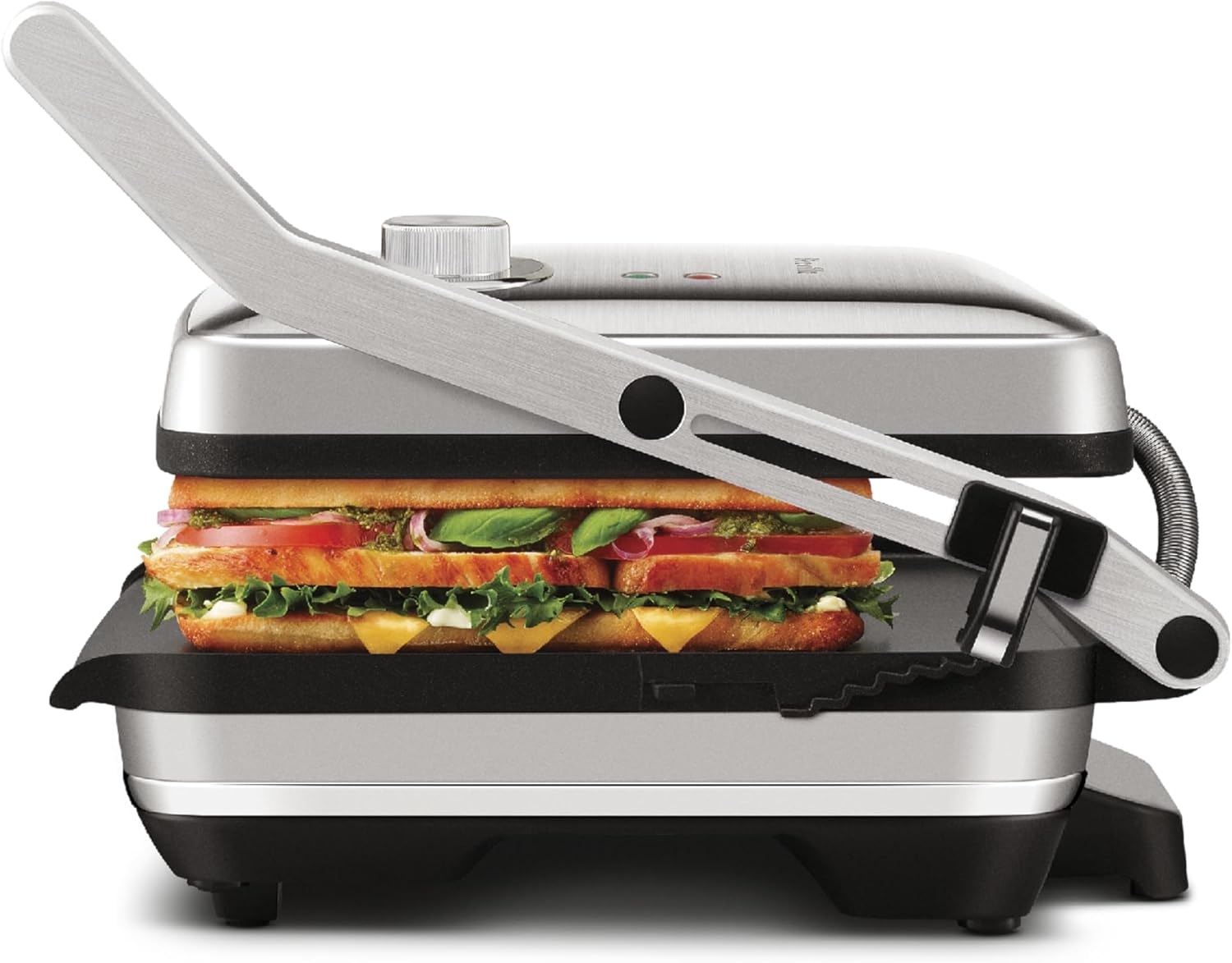 Breville the Adjustagrill & Sear, Brushed Stainless Steel, LGR350BSS image number 3