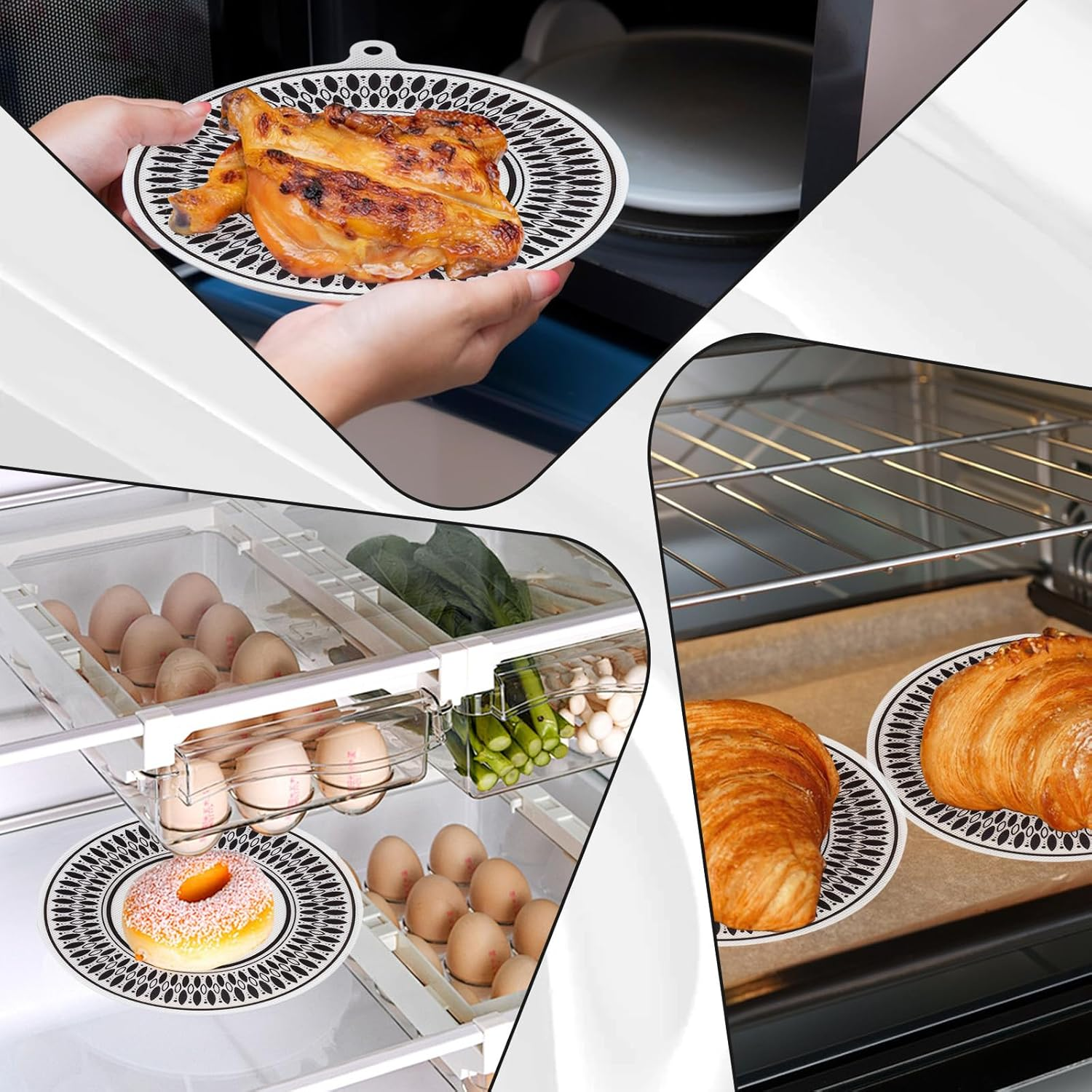 2Pcs Induction Cooktop Mat, Induction Cooktop Protector Mat, Multifunctional Silicone Mats for Cooktop Cover (24Cm) image number 5