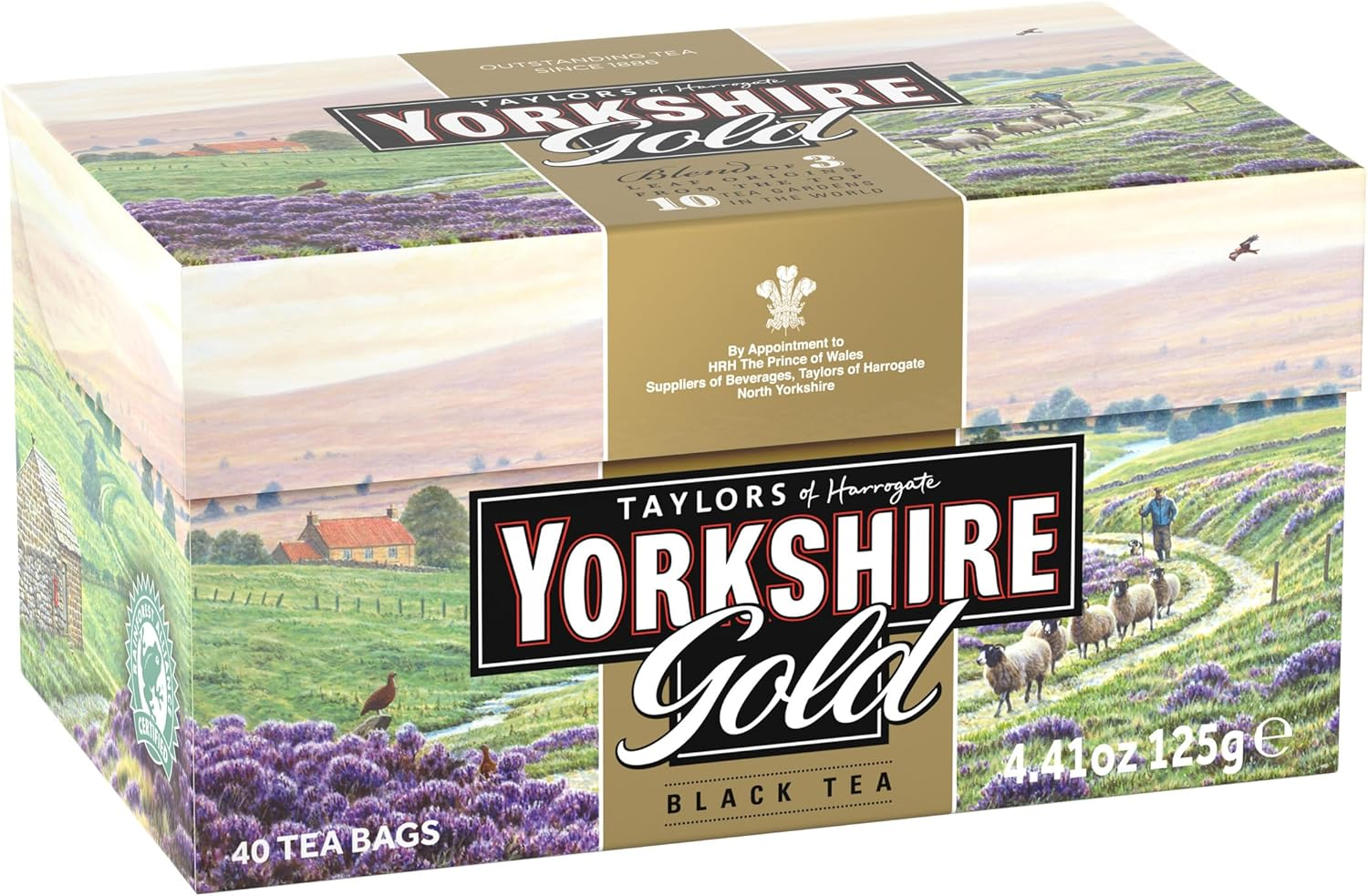 Taylors of Harrogate Yorkshire Gold, 40 Teabags image number 1