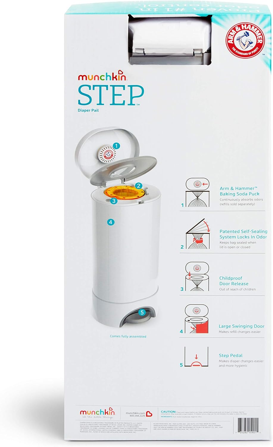 Munchkin Step Nappy Pail image number 4