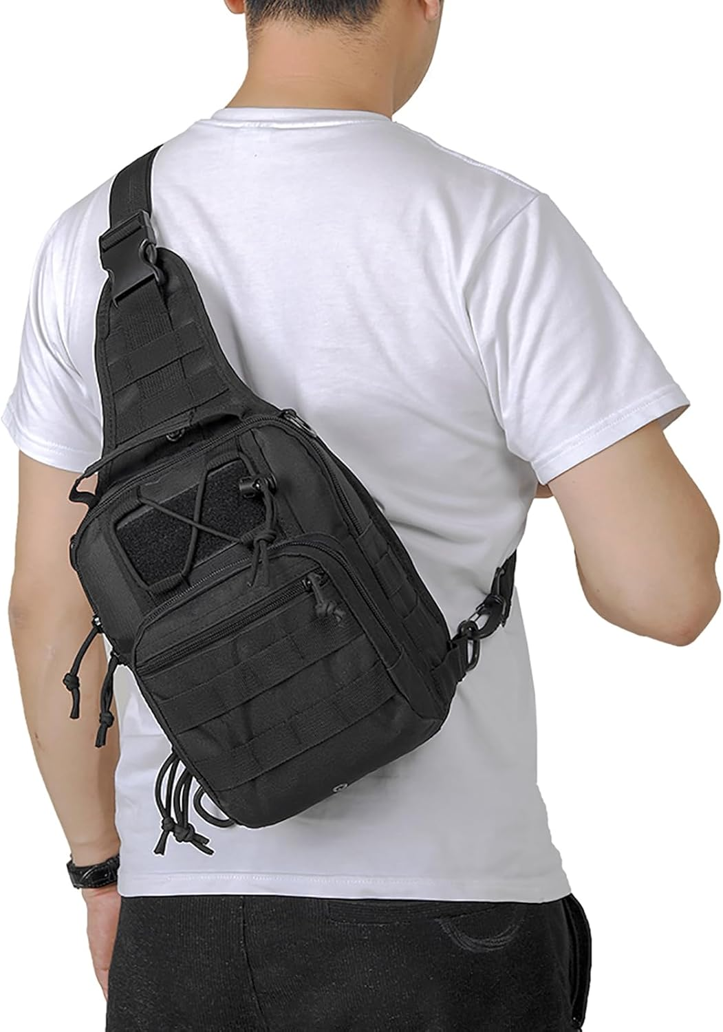 Outdoor Tactical Bag Backpack-Concealed Carry Tactical Shoulder Sling Bag,Tactical Shoulder Bag for Men,Small Tactical Bag for Range,Travel,Hiking,Run image number 2