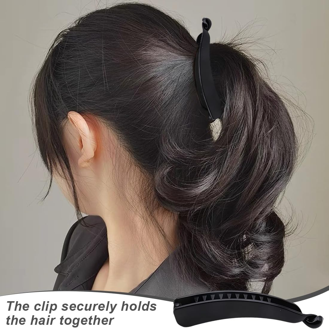 PHCOZY Pack of 6 Banana Hair Clips, Vintage Banana Hair Clips, Fish Clips for Long Hair, Banana Clips, Comb Fish Clips, Banana Hair Comb for Women and Girls image number 4