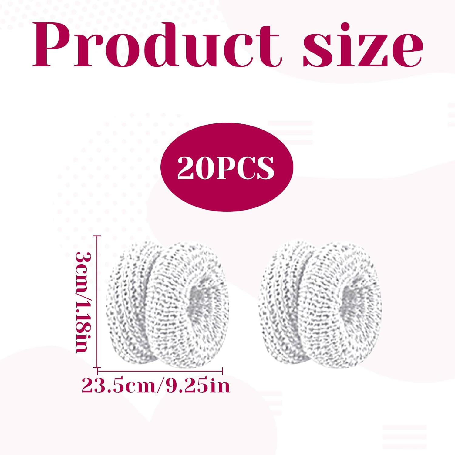 Finger Tubular Bandage, 20 Pcs Compression Bandage, Tubular Thumb Bandages, White Cotton Finger Cots, Roll Hand Cot, Soft Resilient Finger Bandage for Snug and Fixed Climbing, Easy to Use image number 4