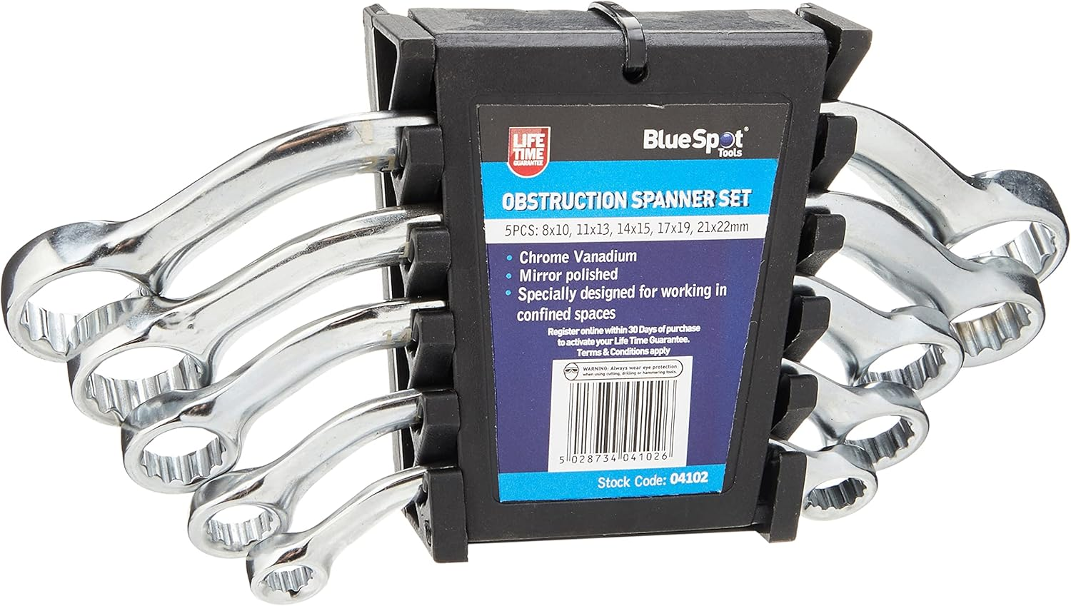 Bluespot Metric Obstruction Spanner Set (5 Pieces)