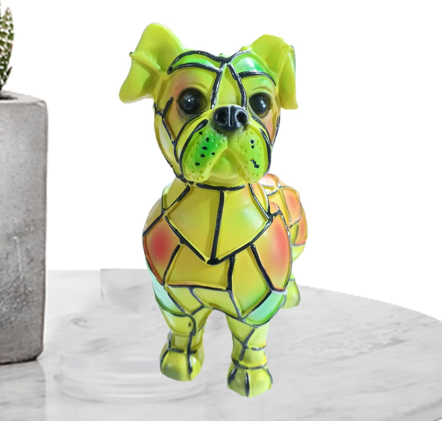 LED Table Light, Night Light Resin Themed Dogs for Bedside, Rechargeable LED Atmosphere Lamp for Bedside Table in Bedroom and Children'S Room image number 3