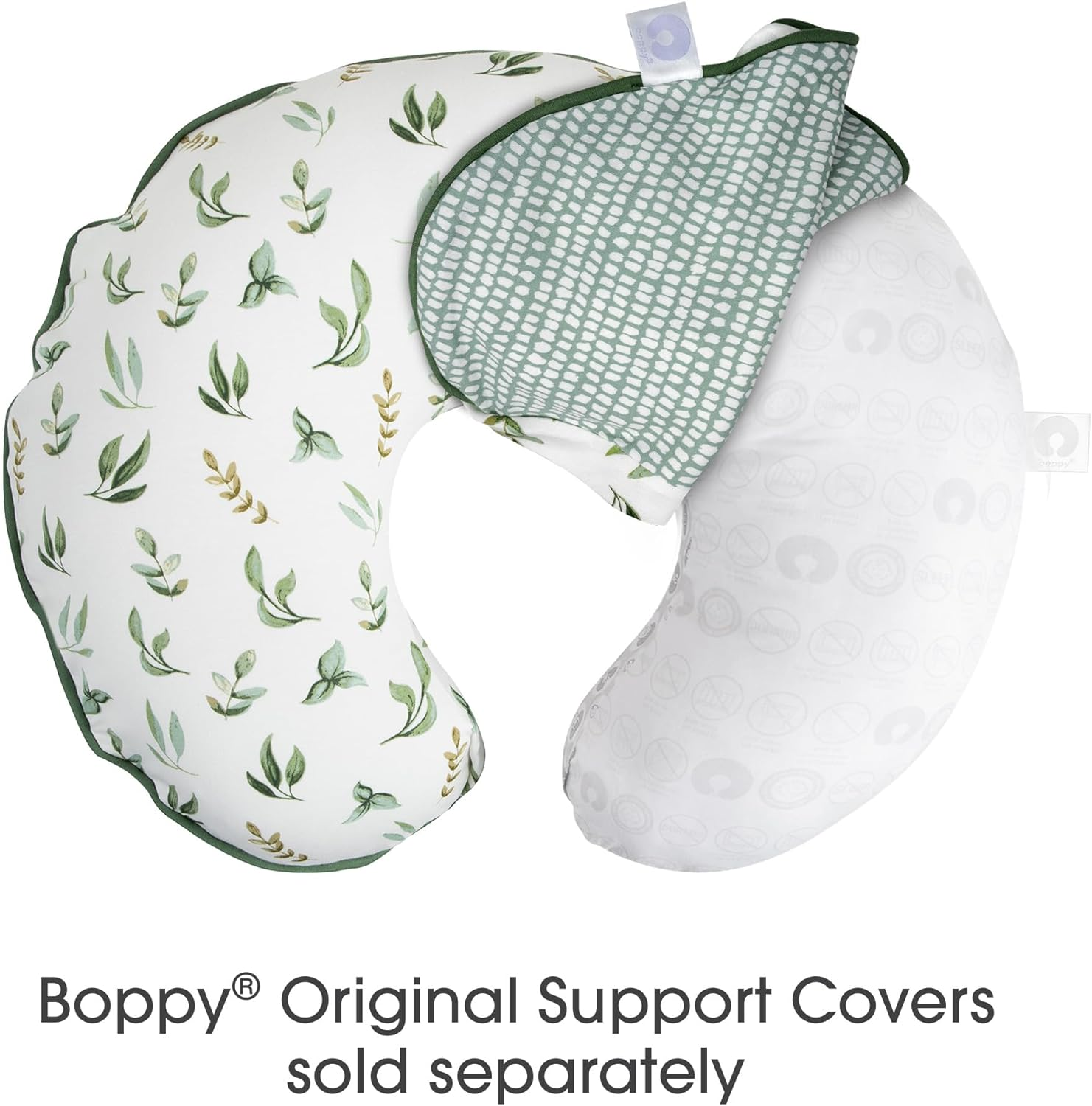 Boppy Nursing Pillow &ndash; Bare Naked Breastfeeding and Bottle Feeding, Propping Baby, Tummy Time, Sitting Support Pillow Only image number 1