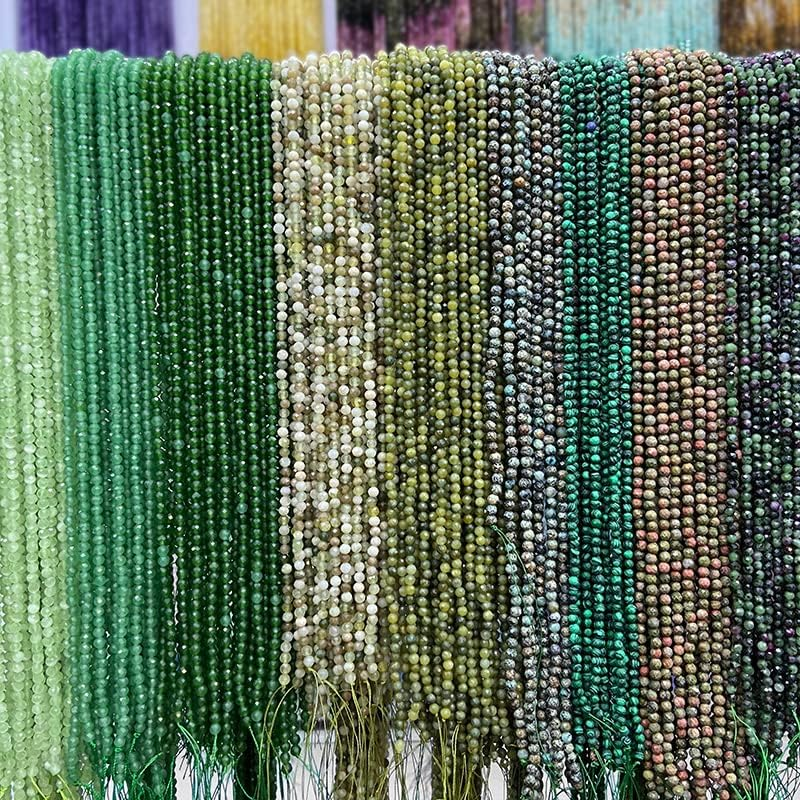 Faceted Natural Stone Beads Amethysts Beads for Jewelry Making Beadwork DIY